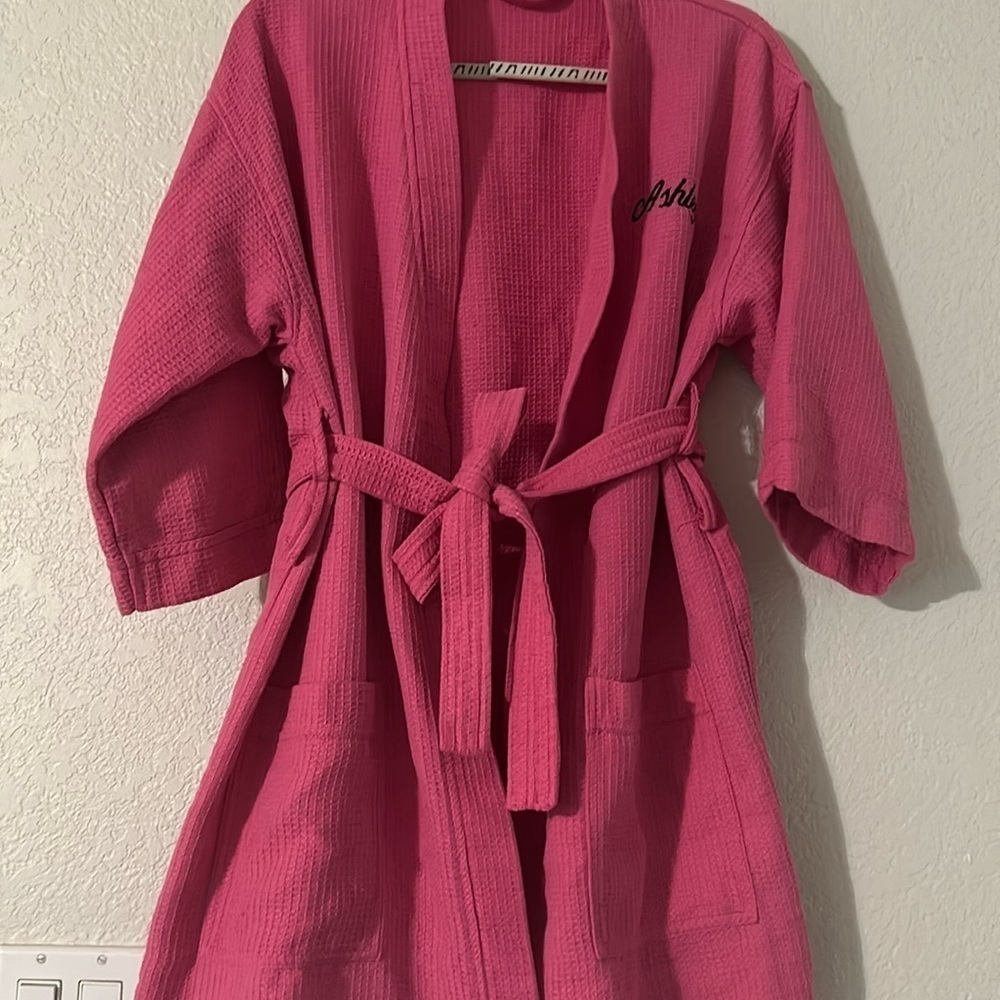 Personalized bath robe-Ashley